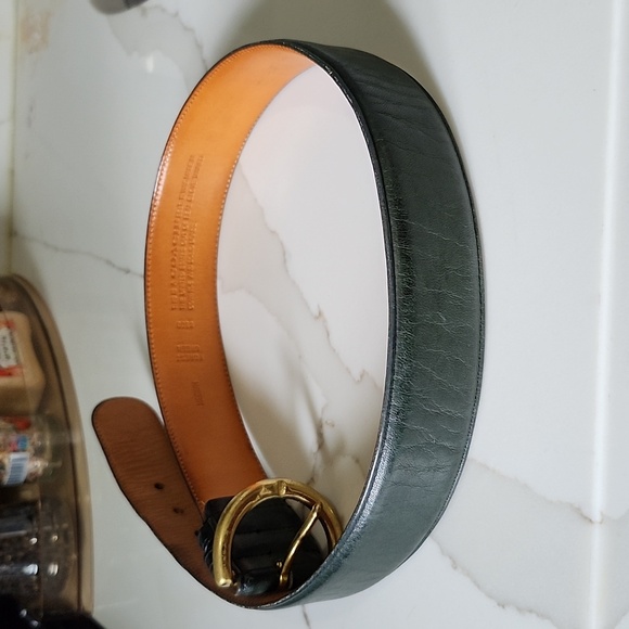 Coach Accessories - Vintage Coach Forest Green Belt 8500